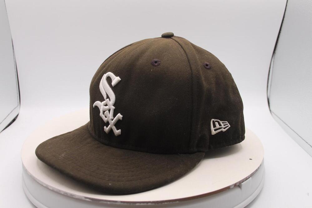 Chicago White Sox Hat Cap Fitted Mens 7 1/4 Black MLB Baseball 59FIFTY New Era